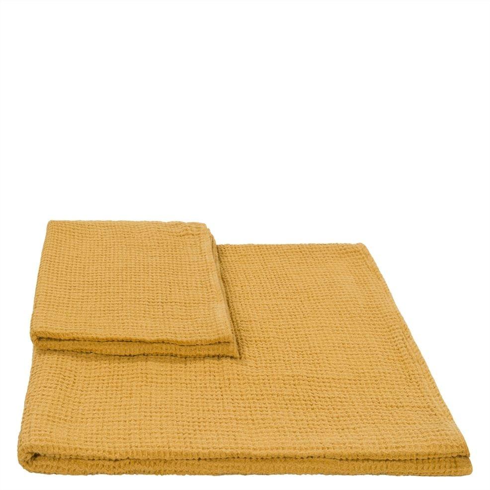 designers guild Moselle Ochre Large Bath Towels