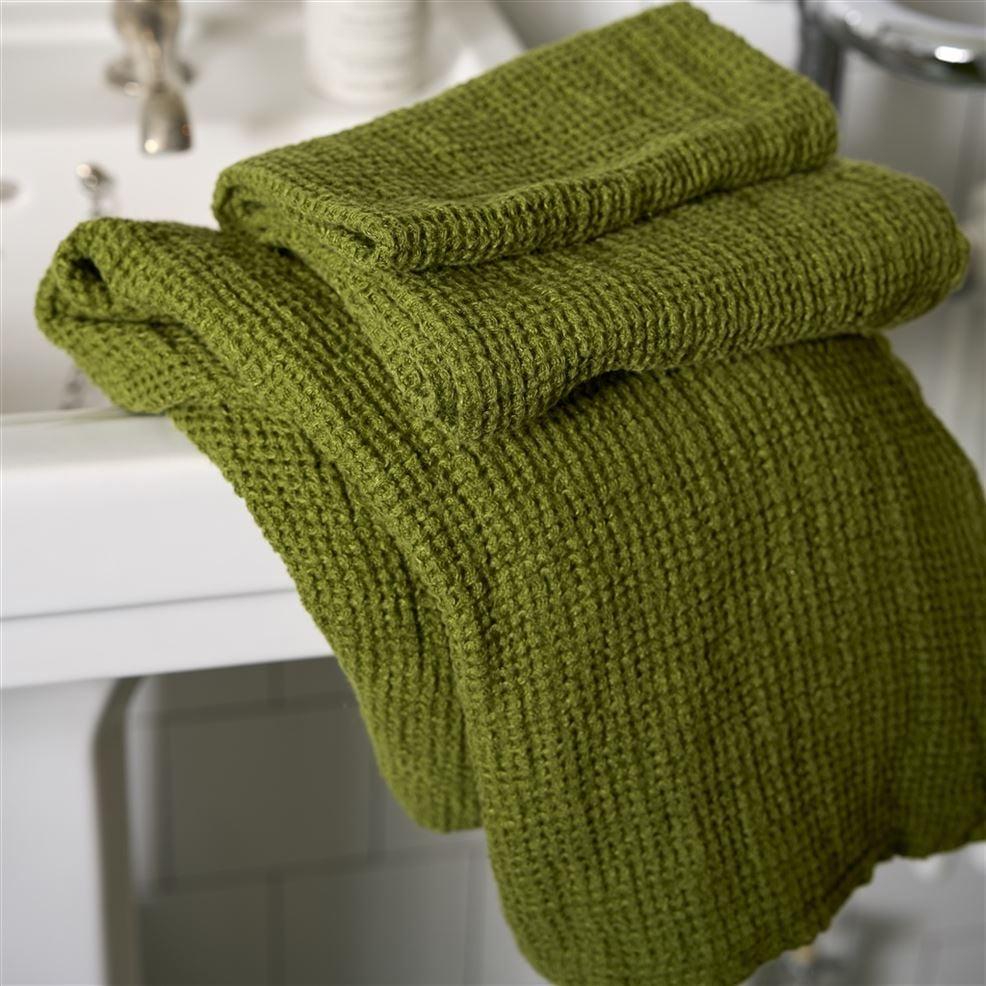 Designers Guild Moselle Olive Towels
