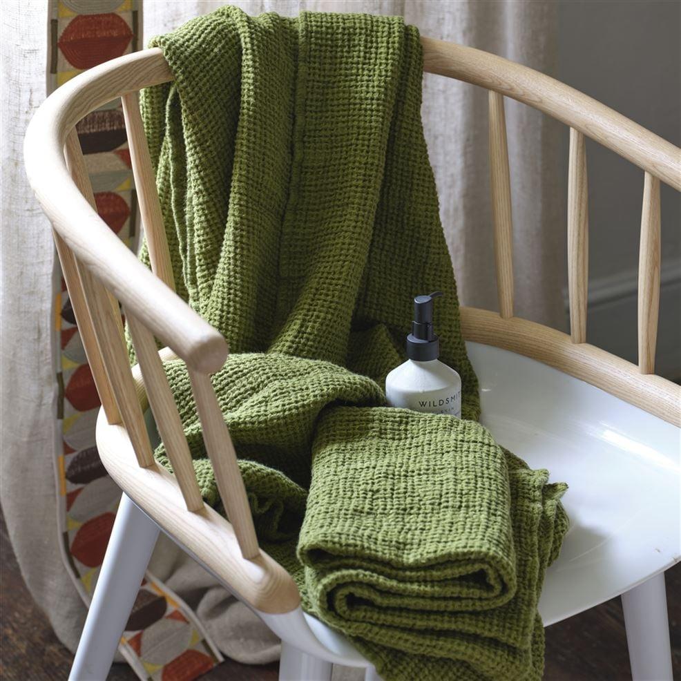 Designers Guild Moselle Olive Towels