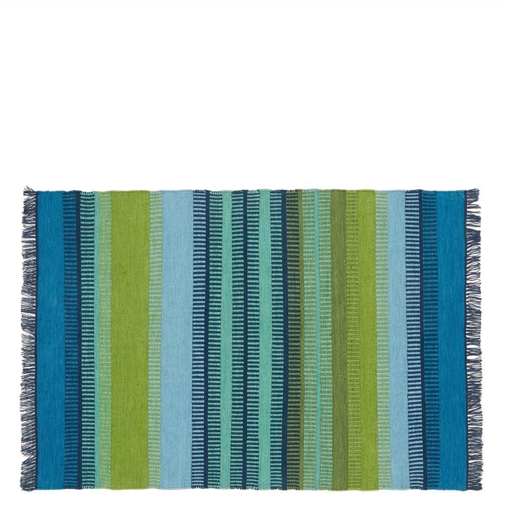designers guild Muturi Cobalt Outdoor Rug