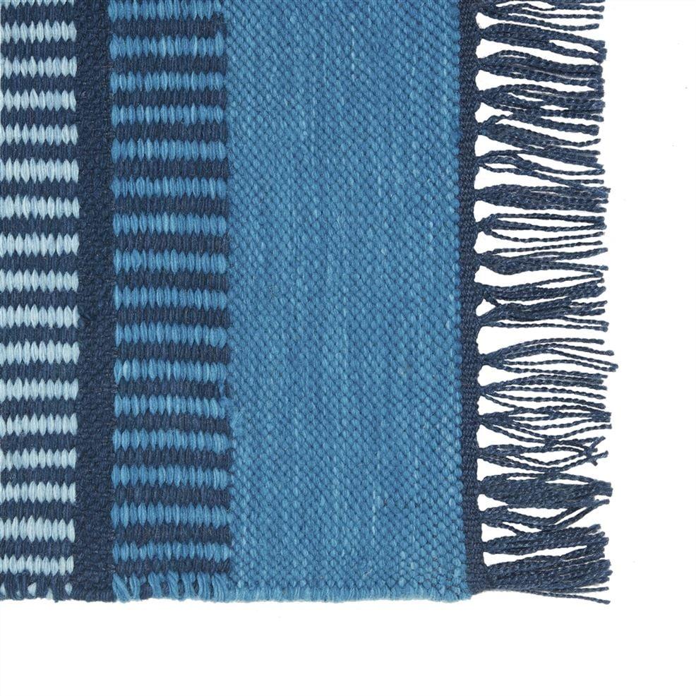 Designers Guild Muturi Cobalt Outdoor Runner Rug