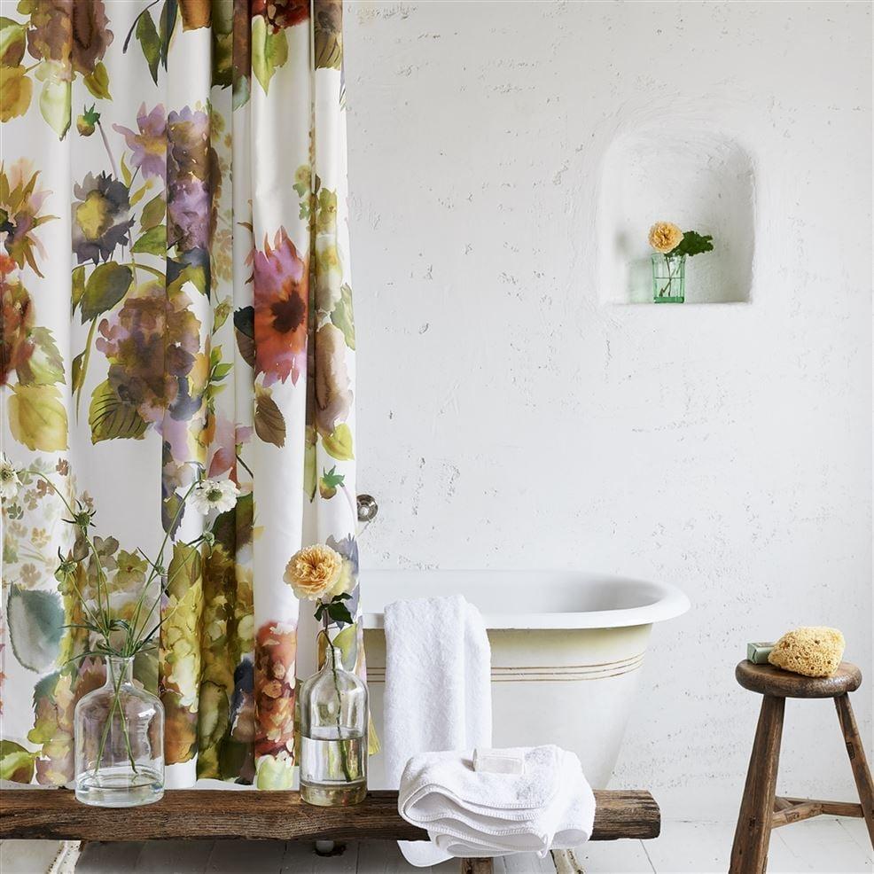 Designers Guild Palace Flower Birch Shower Curtain