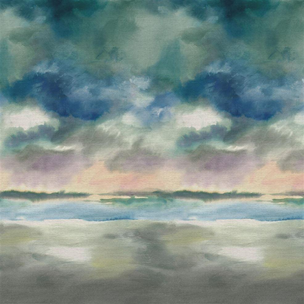 designers guild Paysage Marin Grasscloth Sky