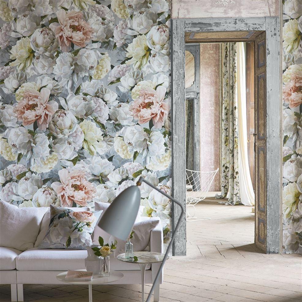 Designers Guild Peonia Grande Zinc