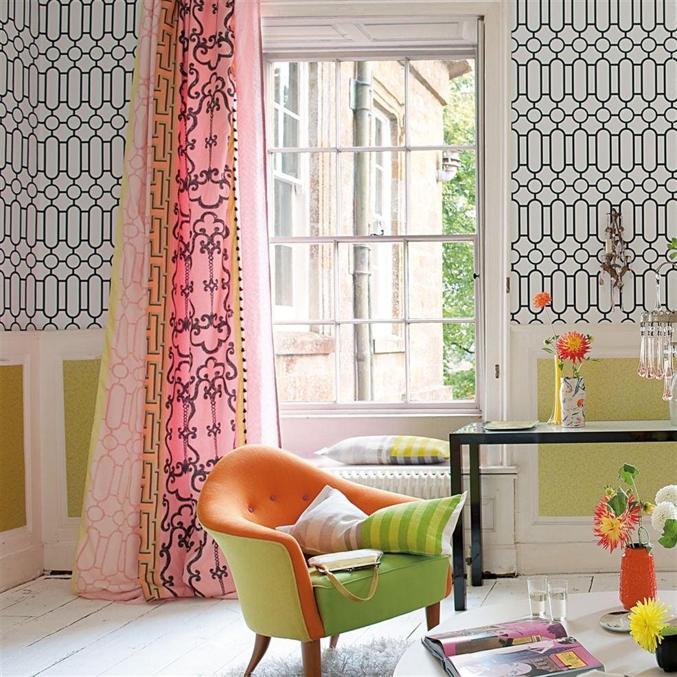 Designers Guild Porden - Black And White