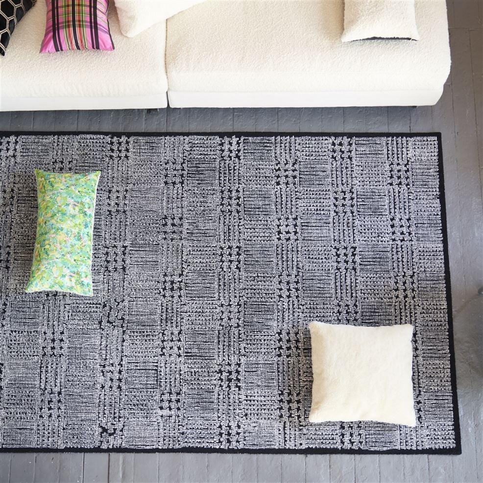 Designers Guild Queluz Noir Rug