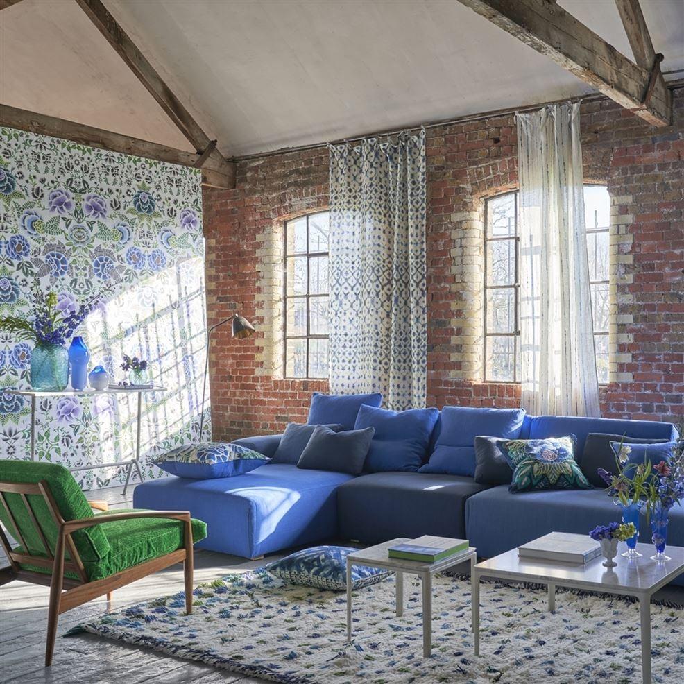 Designers Guild Rose De Damas Cobalt