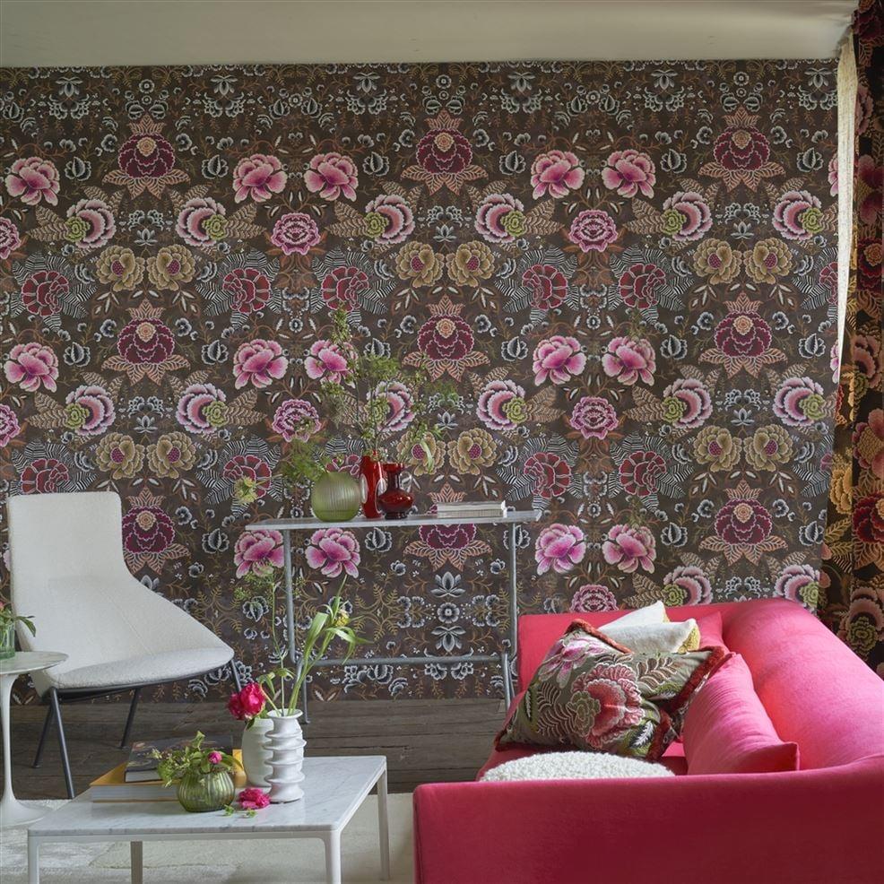 Designers Guild Rose De Damas Cranberry