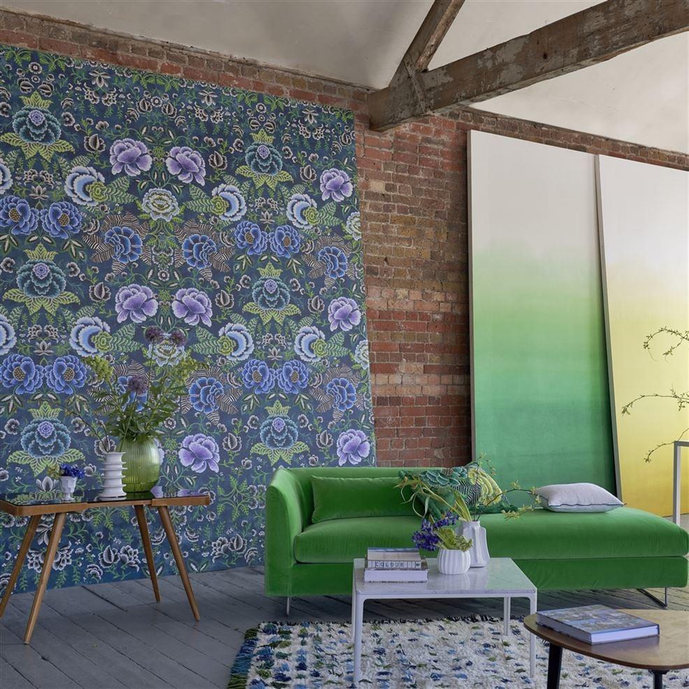 Designers Guild Rose De Damas Indigo