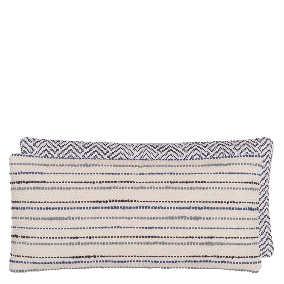 designers guild Saldes Indigo Outdoor Cushion