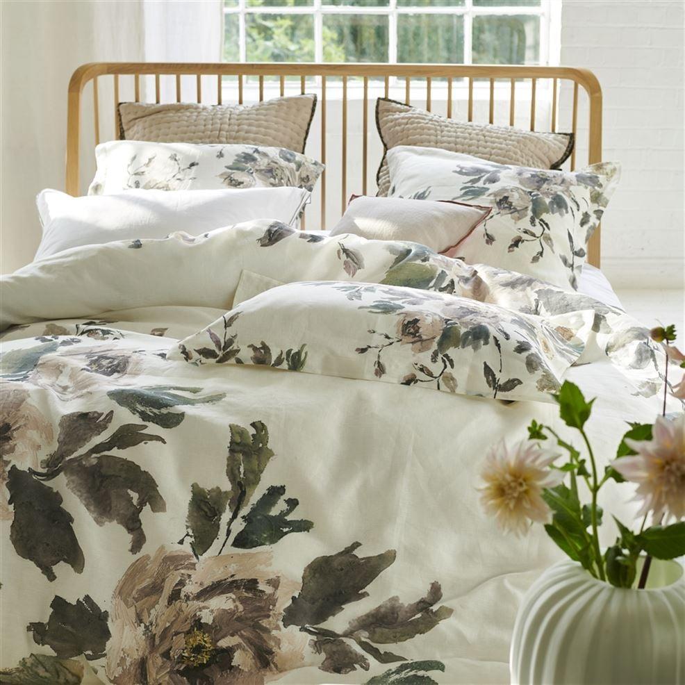Designers Guild Shanghai Garden Ecru Bedding