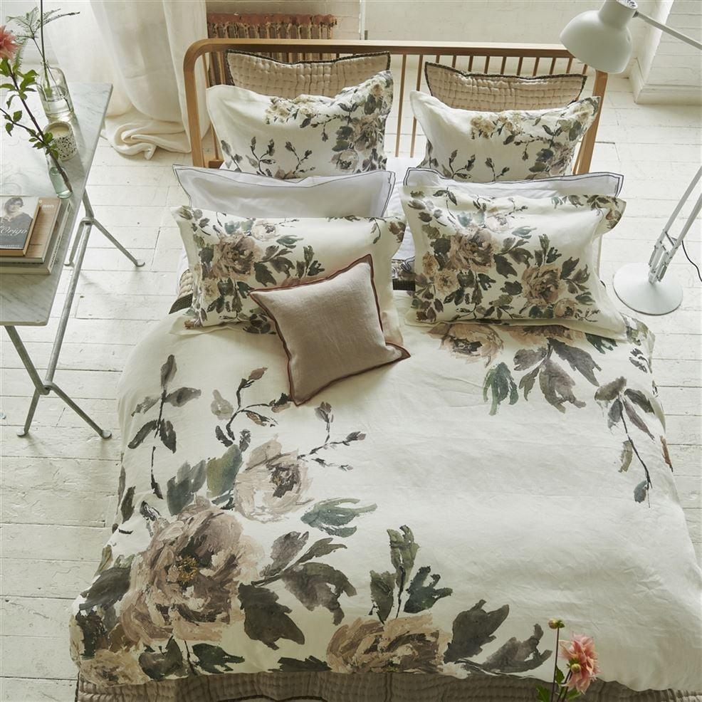 designers guild Shanghai Garden Ecru Bedding