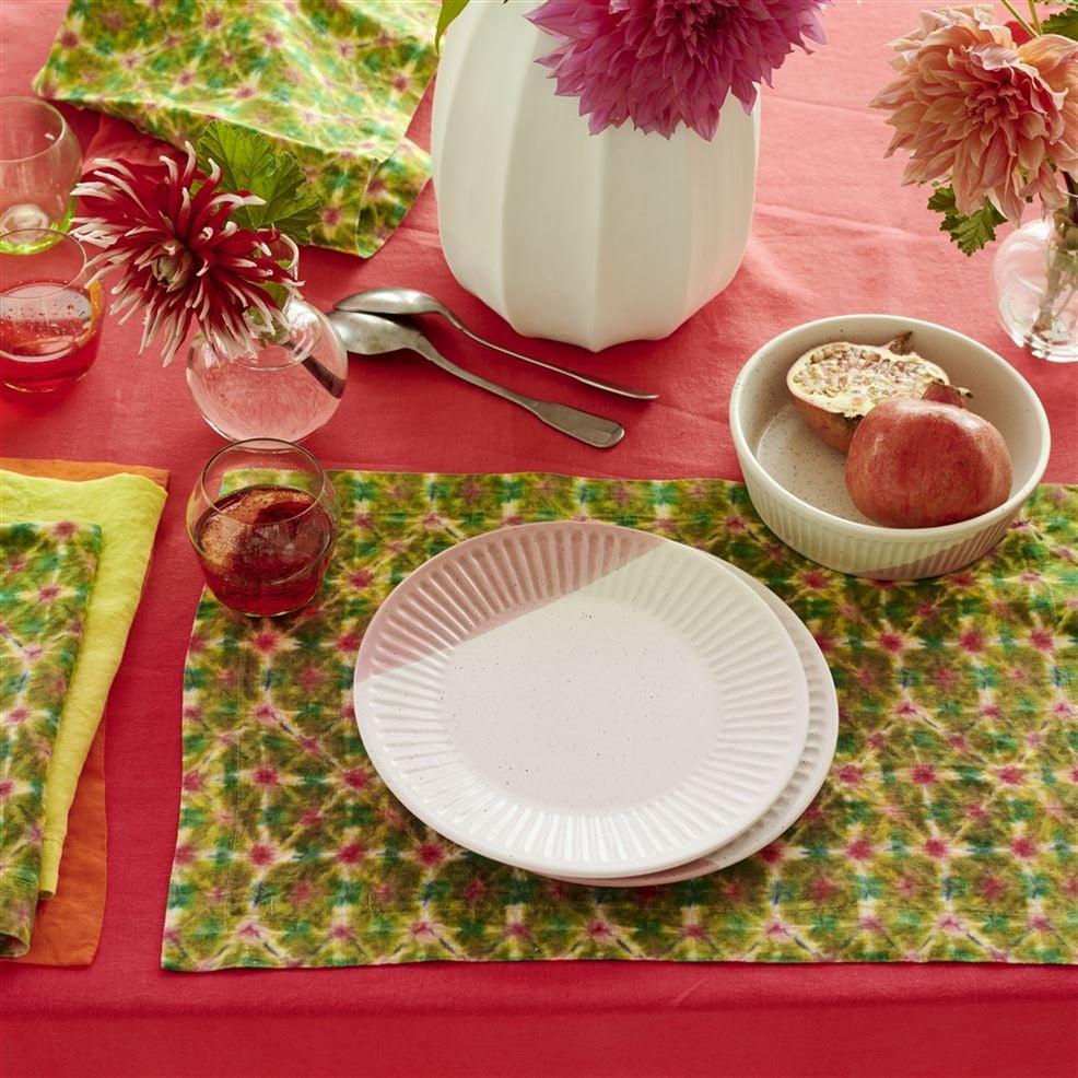 Designers Guild Shibori Lime Table Linen