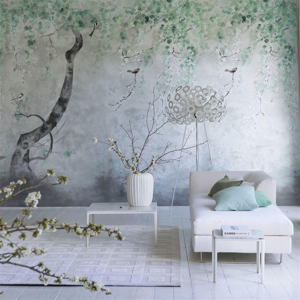 Designers Guild Shinsha Scene 2 Celadon
