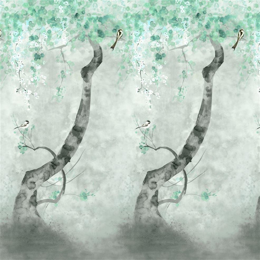 designers guild Shinsha Scene 2 Celadon