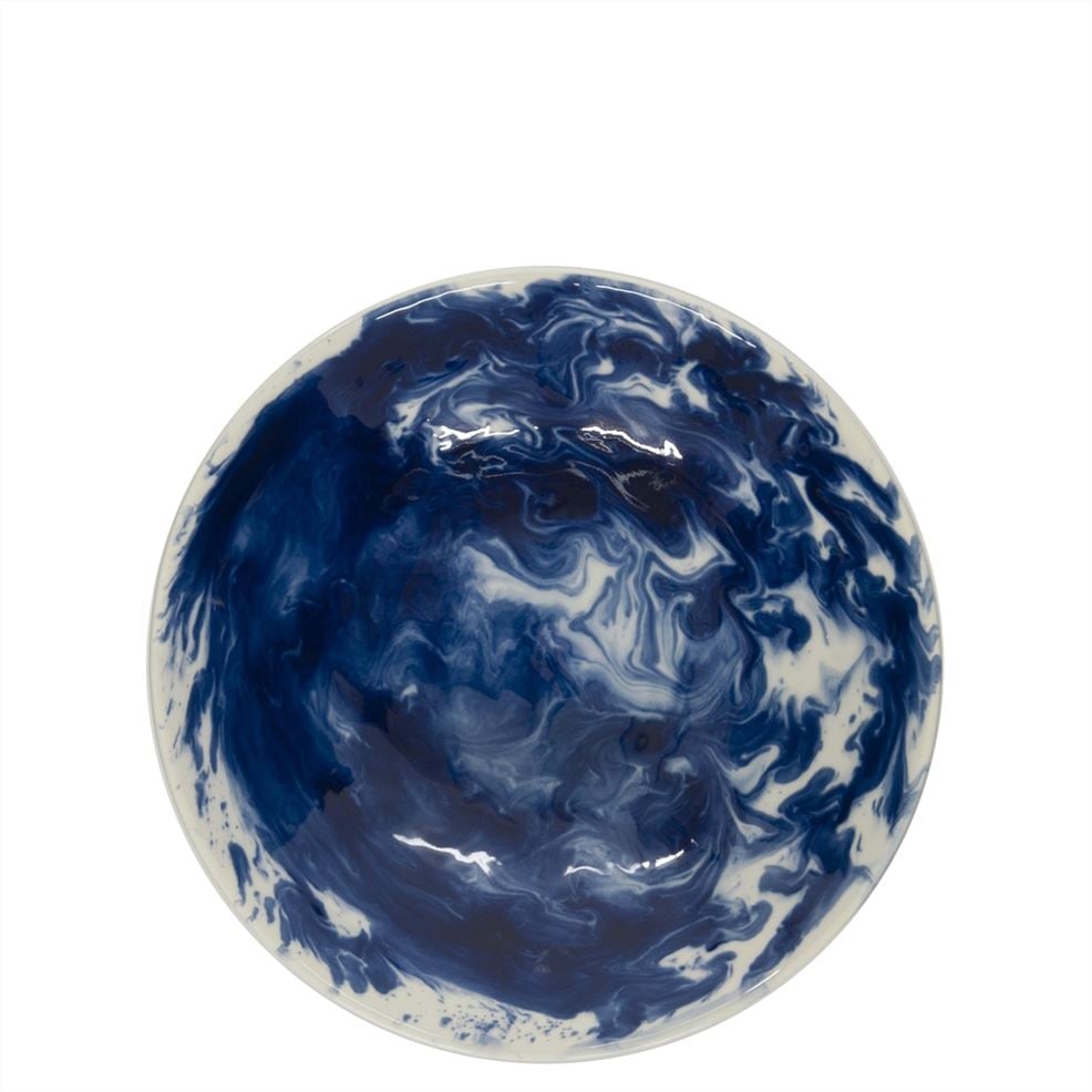 designers guild Slick & Sleet Indigo Salad Plate