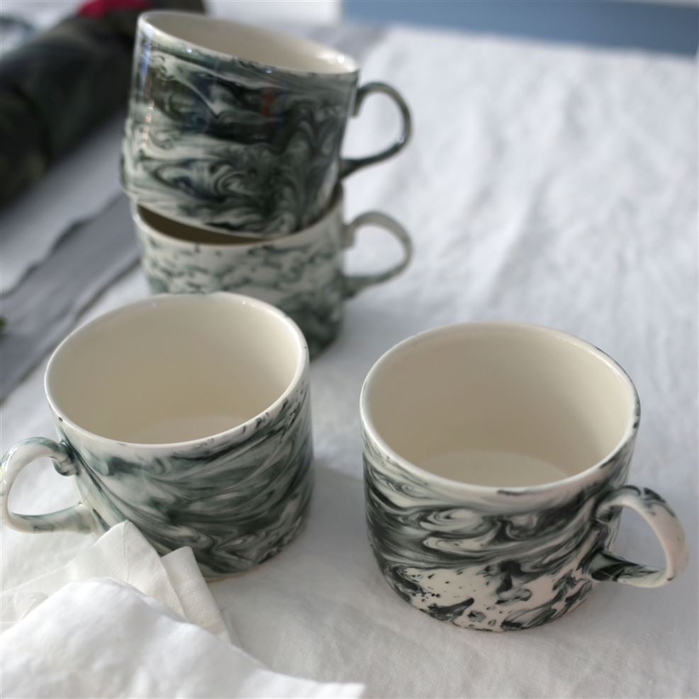 Designers Guild Slick & Sleet Noir Mug