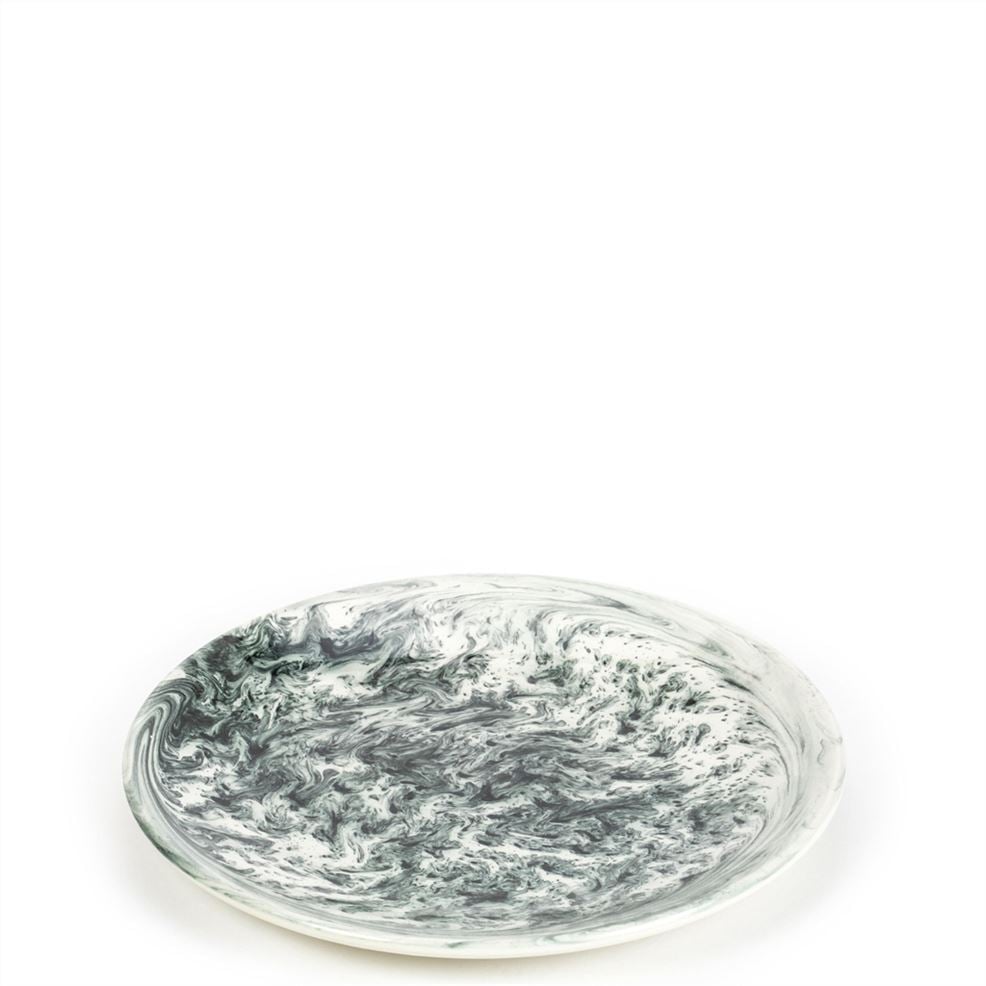 designers guild Slick & Sleet Noir Salad Plate
