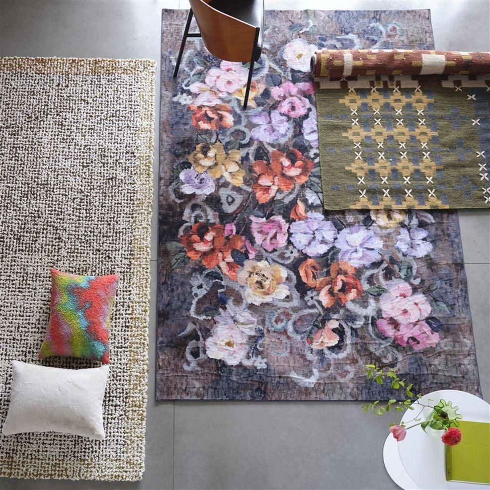 Designers Guild Tapestry Flower Damson Rug