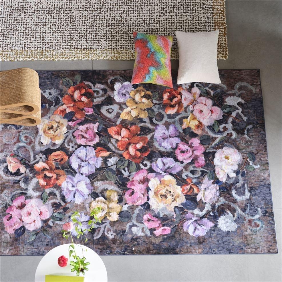 Designers Guild Tapestry Flower Damson Rug