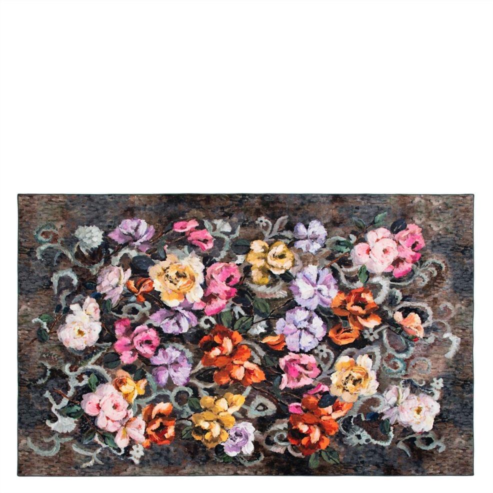 designers guild Tapestry Flower Damson Rug