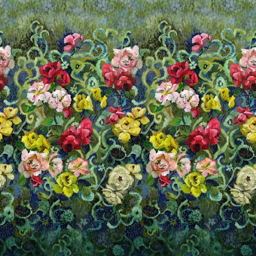 designers guild Tapestry Flower Vintage Green