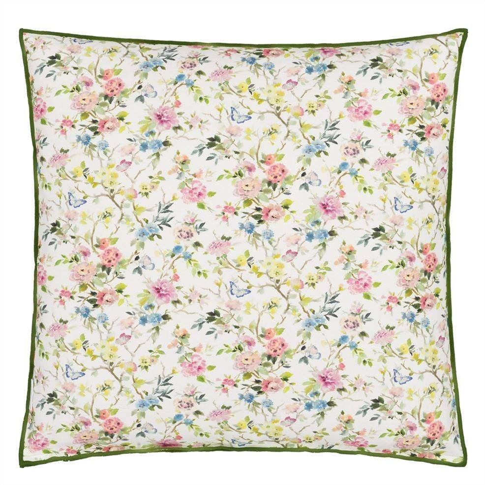Designers Guild Fiore D'acqua Peony Coton Decorative Pillow