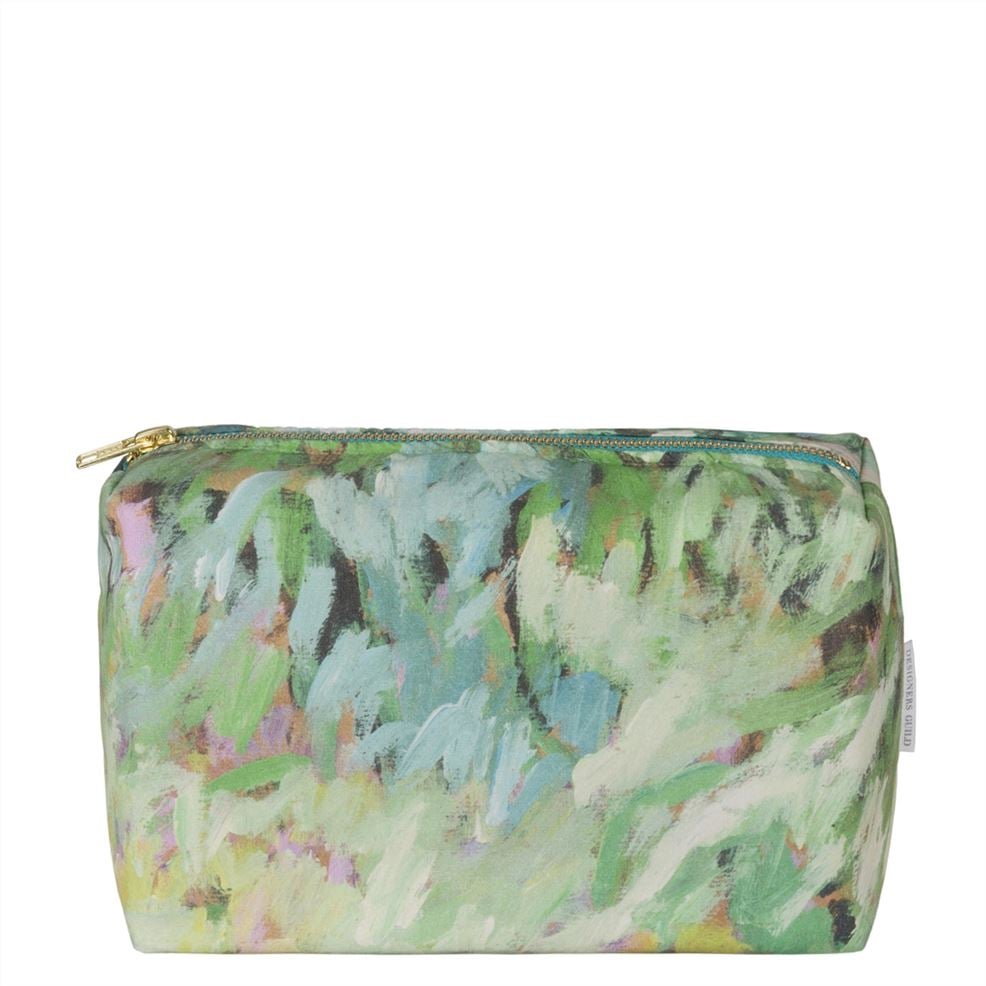designers guild Foret Impressionniste Celadon Medium Toiletry Bag