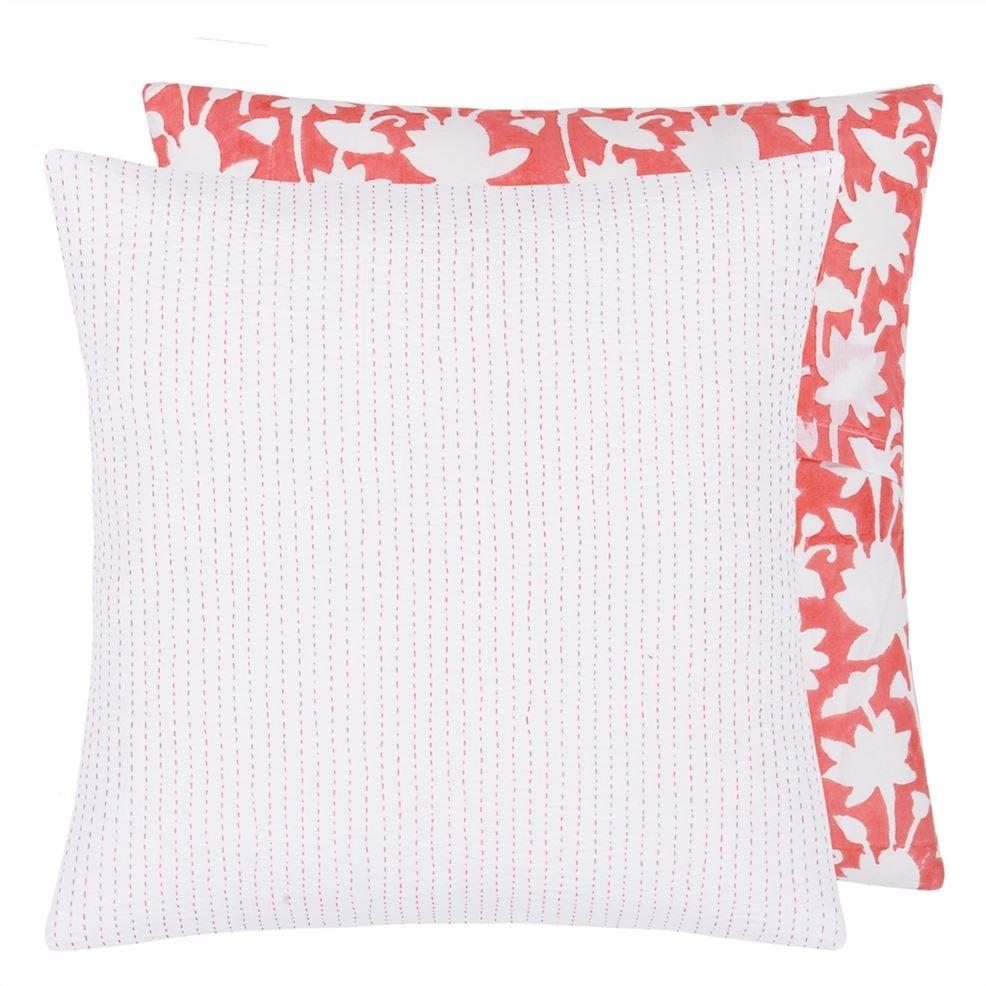 designers guild Geranium Block Printed Decorative Pillow