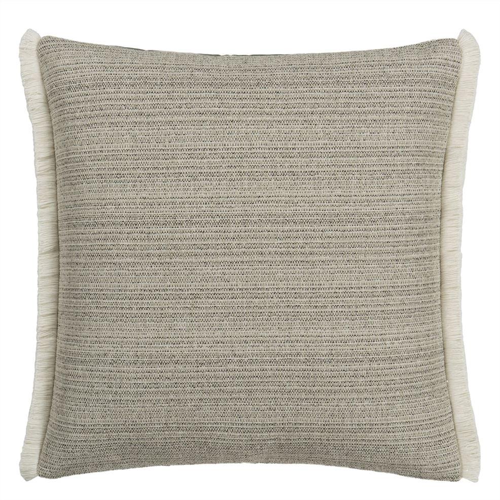 Designers Guild Grayton Graphite Outdoor Decorative Pillow