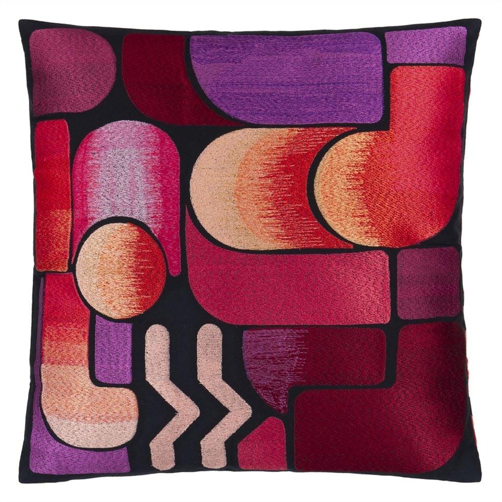 Designers Guild Lacroix Graphe Magenta Decorative Pillow