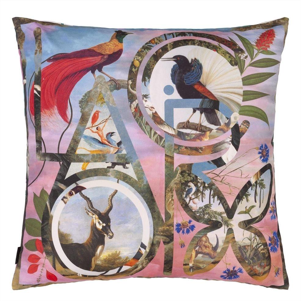 Designers Guild Lacroix Paradise Flamingo Decorative Pillow