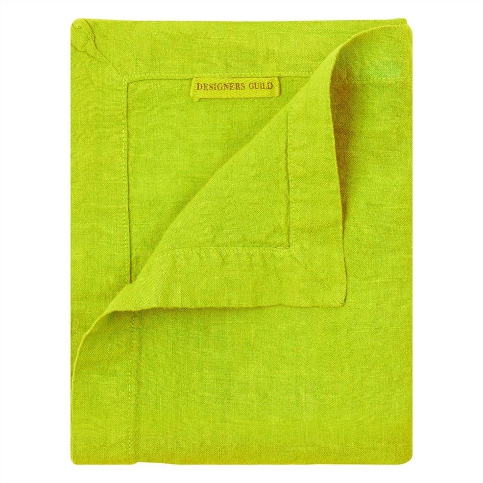 designers guild Lario Apple Linen Placemats & Napkins