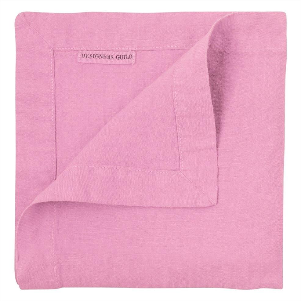 Designers Guild Lario Camelia Linen Table Cloth Runner Placemats & Napkins