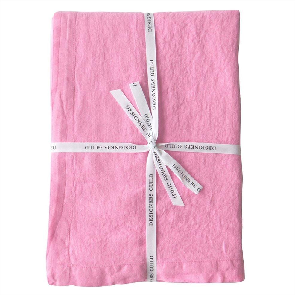 Designers Guild Lario Camelia Linen Table Cloth Runner Placemats & Napkins