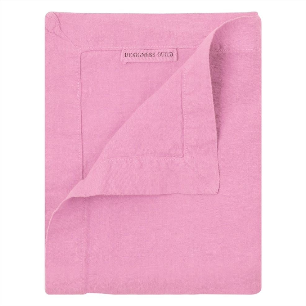 designers guild Lario Camelia Linen Table Cloth Runner Placemats & Napkins