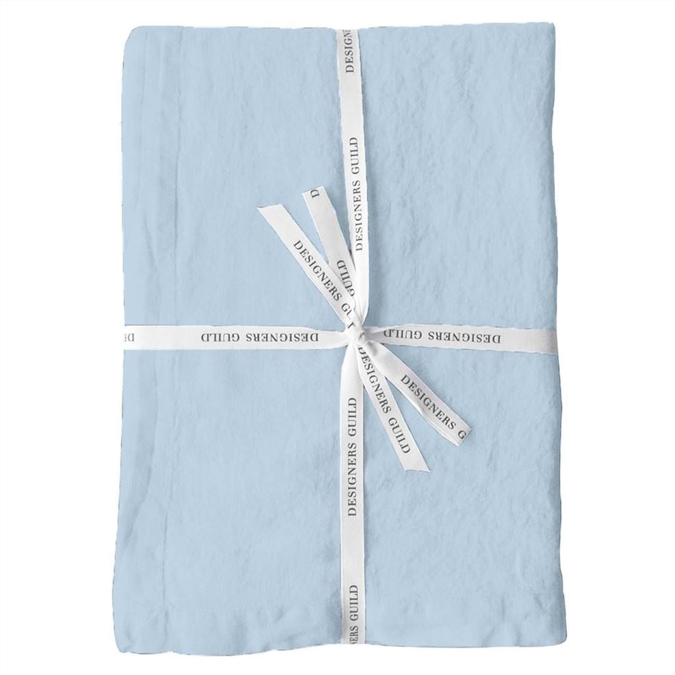 Designers Guild Lario Cloud Linen Table Cloth Runner Placemats & Napkins