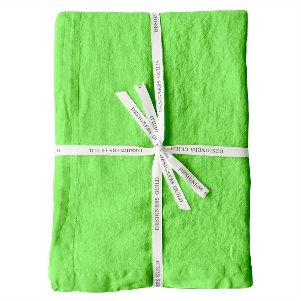 Designers Guild Lario Grass Linen Table Cloth Runner Placemats & Napkins