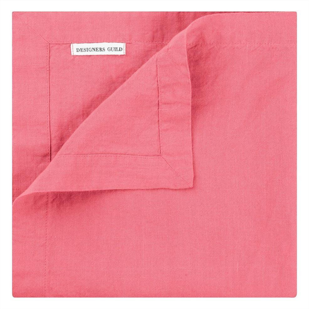 Designers Guild Lario Peony Linen Table Cloth Runner Placemats & Napkins