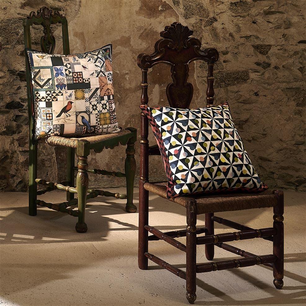 Designers Guild Lisboa Spring Tomate Decorative Pillow