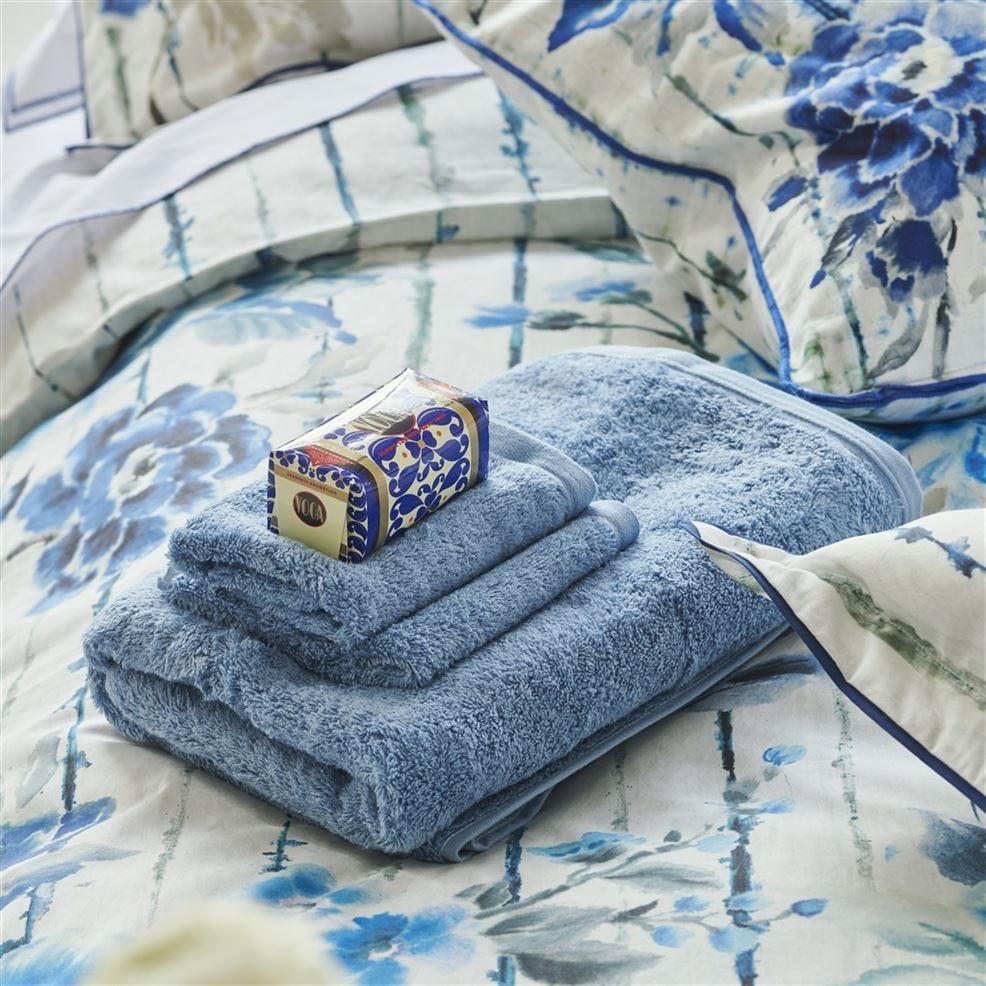 Designers Guild Loweswater Delft Organic Cotton Towels
