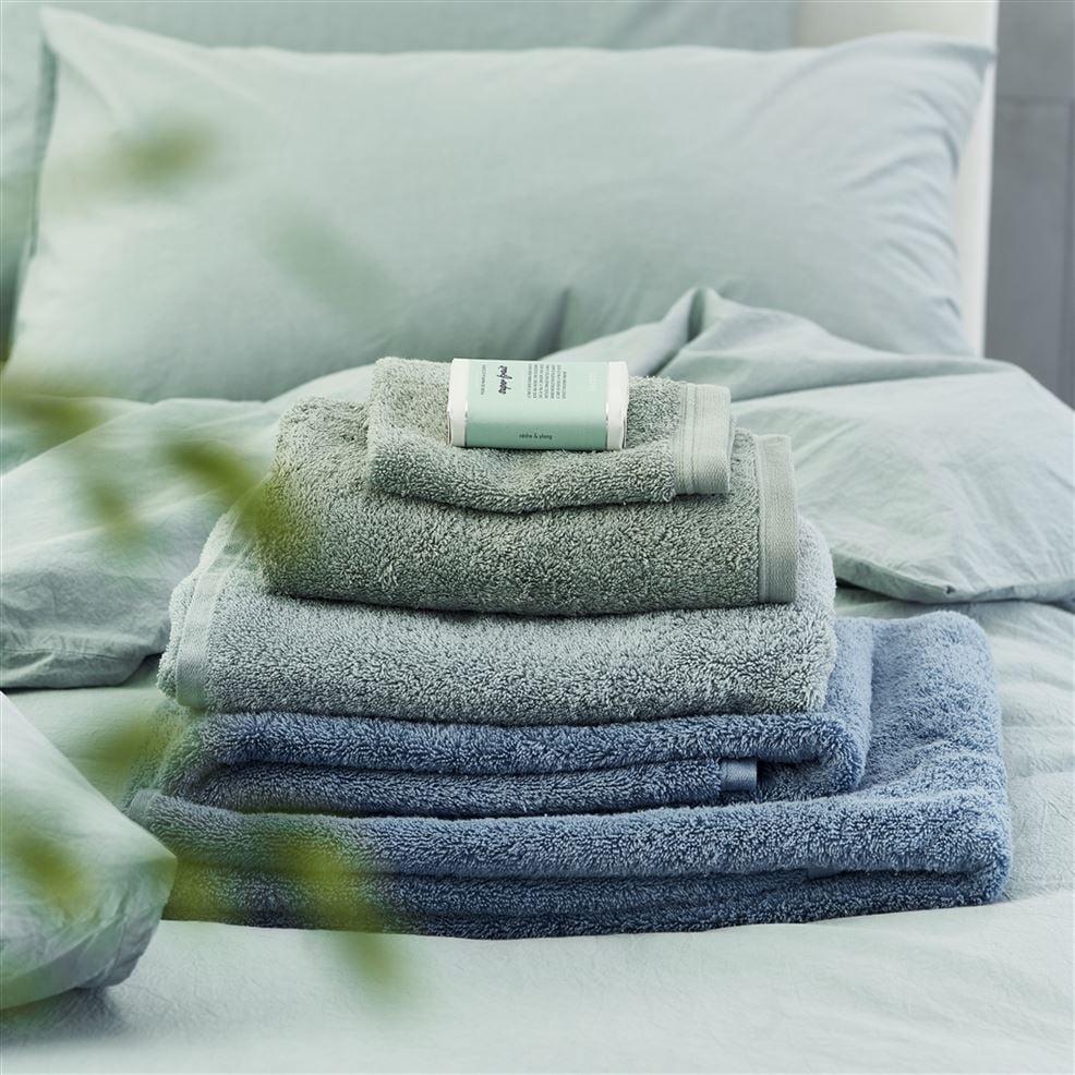 Designers Guild Loweswater Delft Organic Cotton Towels