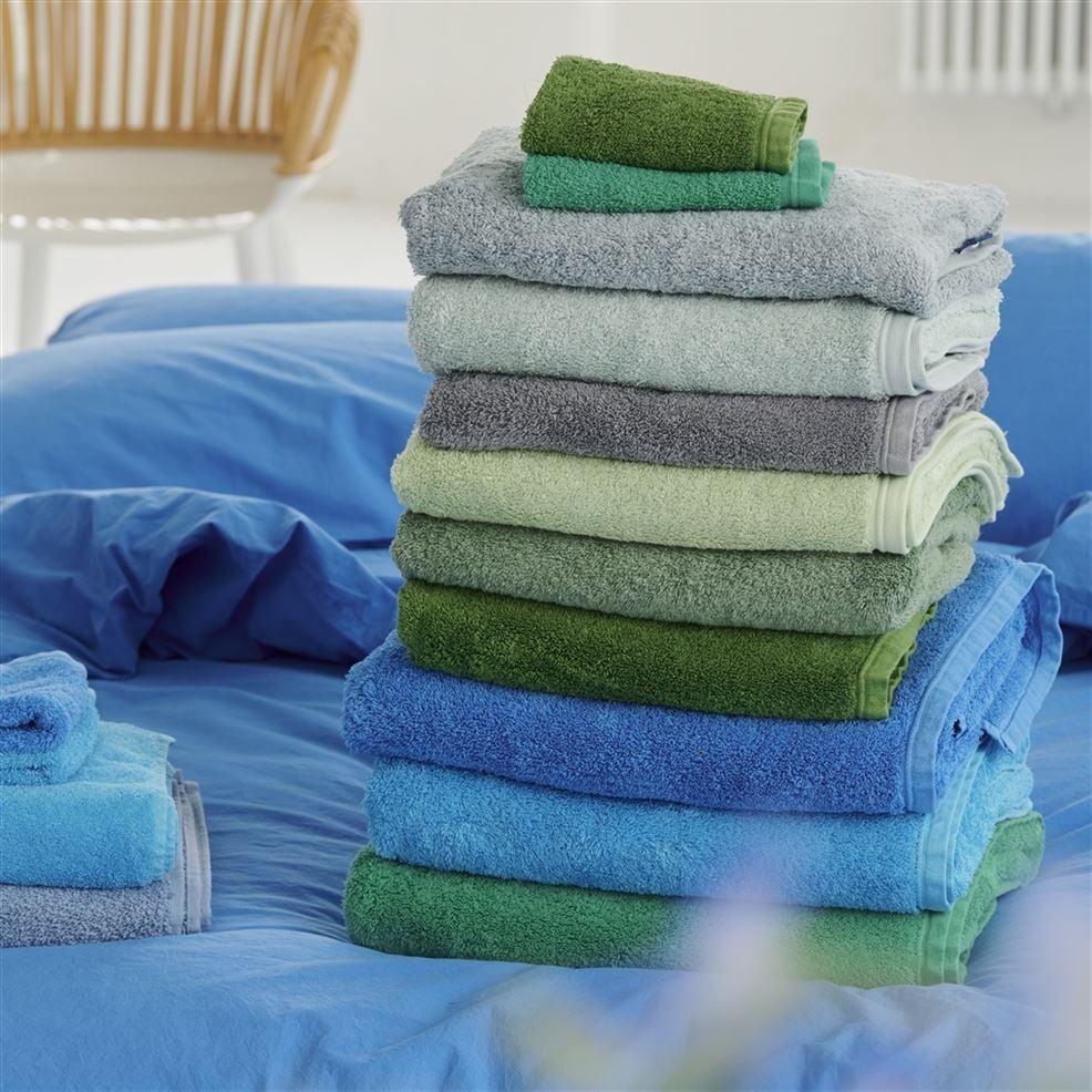 Designers Guild Loweswater Flint Organic Cotton Towels