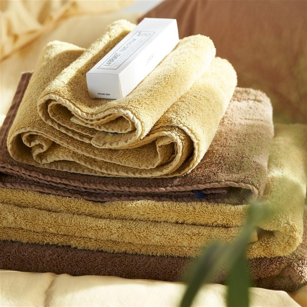 Designers Guild Loweswater Mimosa Organic Cotton Towels