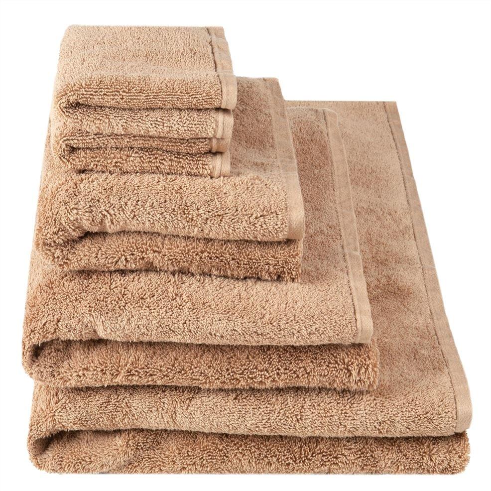 designers guild Loweswater Nutmeg Organic Cotton Towels