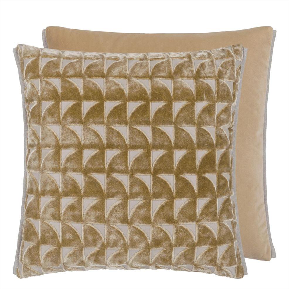 designers guild Marquise Hemp Velvet Decorative Pillow