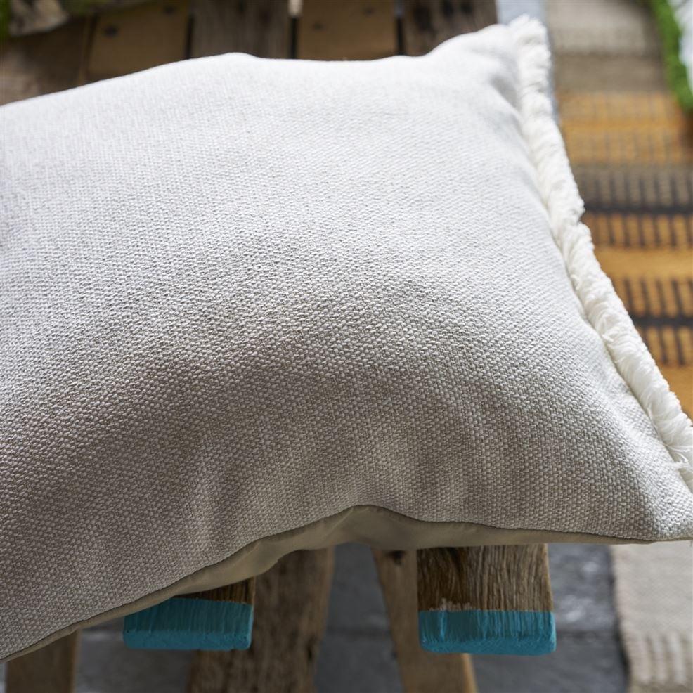 Designers Guild Navarre Ecru Outdoor Decorative Pillow