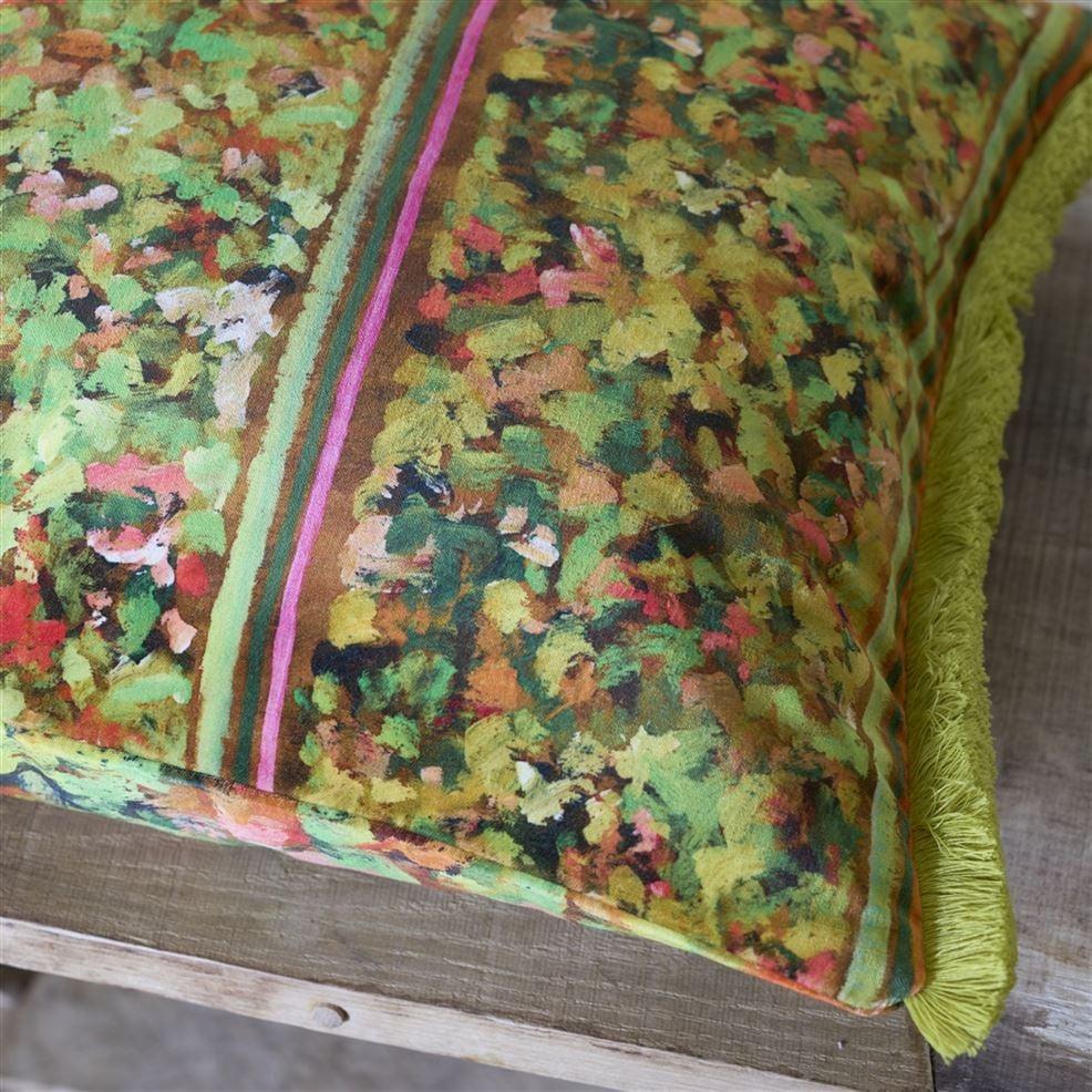 Designers Guild Sanzai Persimmon Velvet Decorative Pillow | Designers Guild