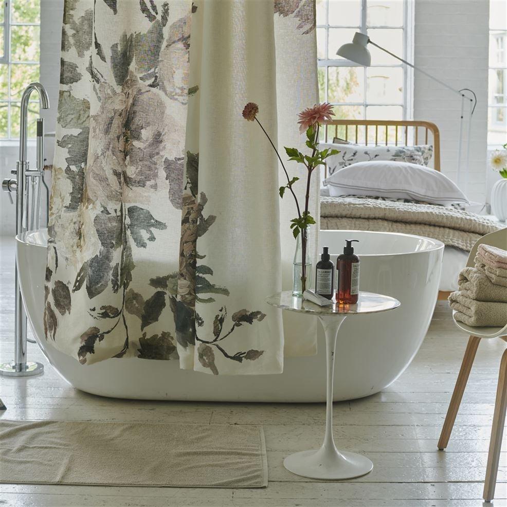 Designers Guild Shanghai Garden Ecru Shower Curtain