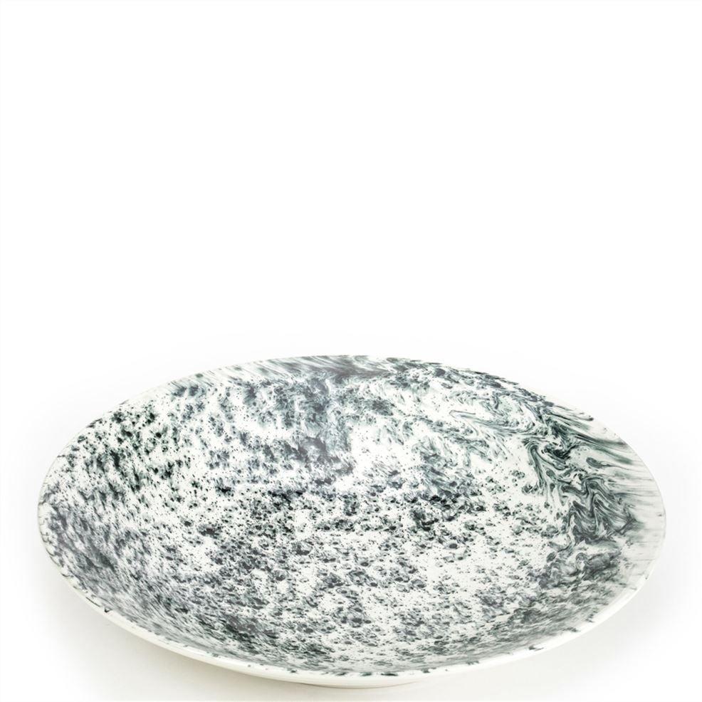 designers guild Slick & Sleet Noir Large Serving Bowl